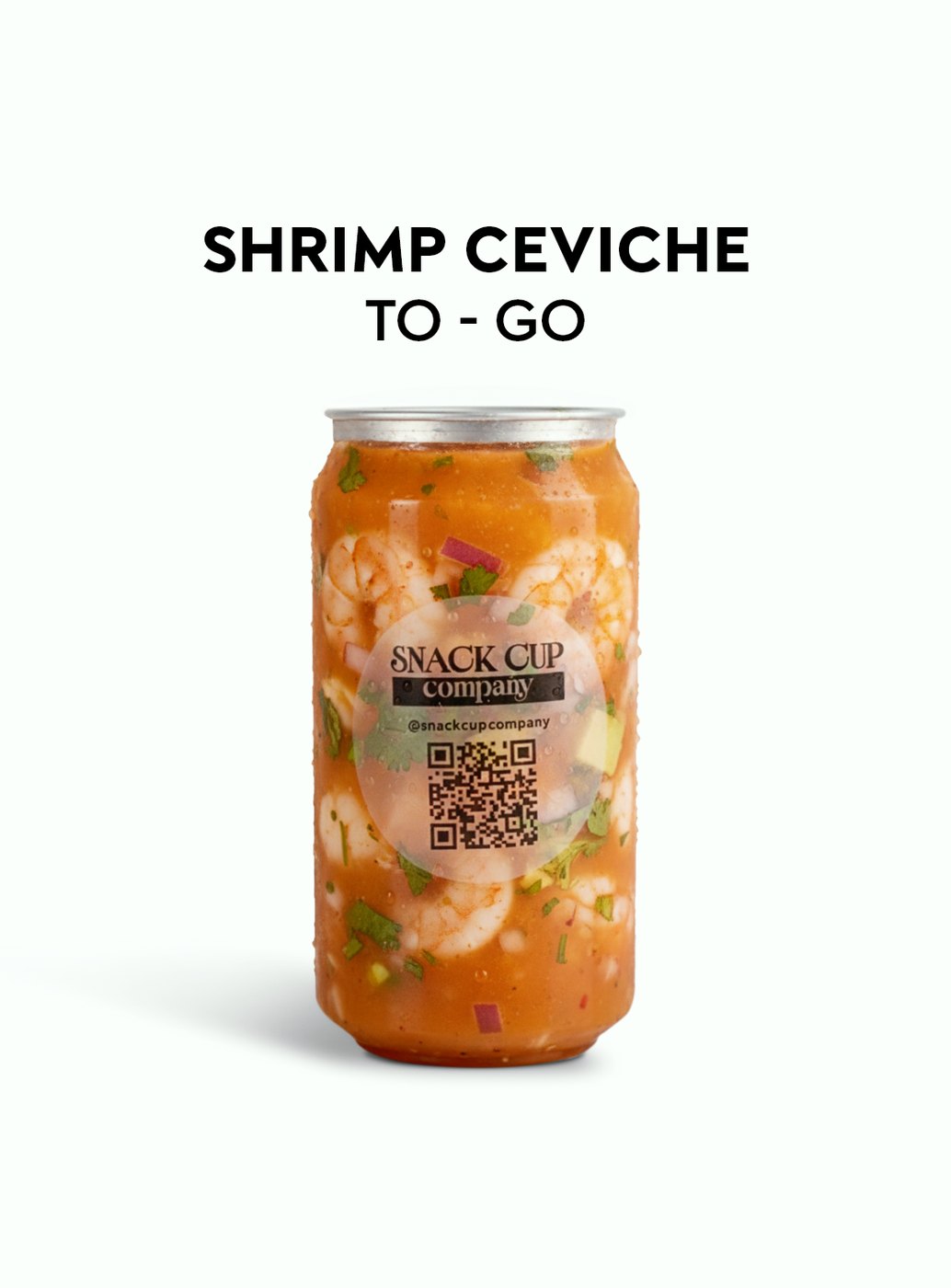 Shrimp ceviche to go
